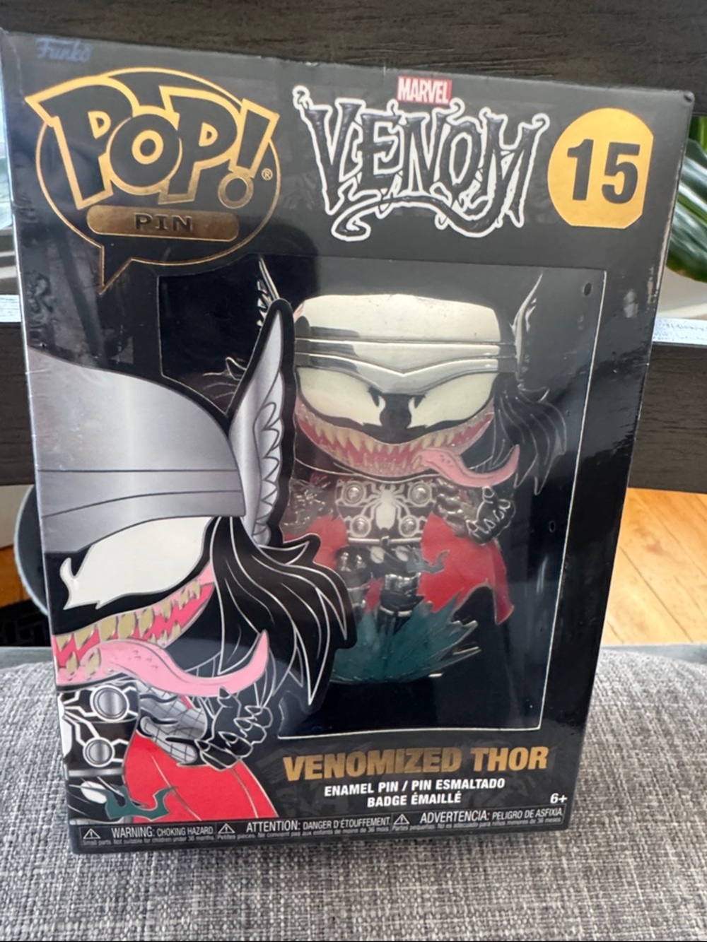 Marvel Venom Venomized Thor Funko Pop Pin
